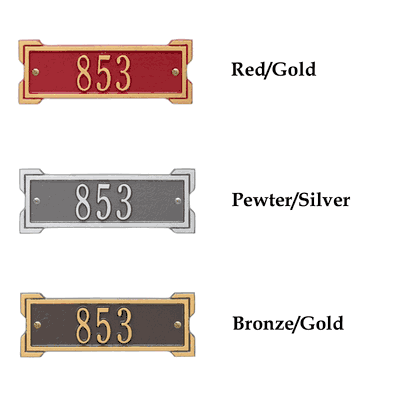 Personalized Roanoke Petite 1 Line Wall Plaque