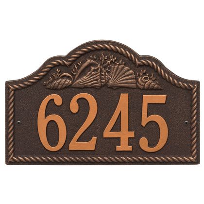 Personalized Rope Shell Arch Wall Plaque