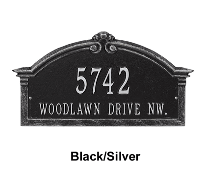 Personalized Roselyn Arch 2 Line Grande Wall Plaque