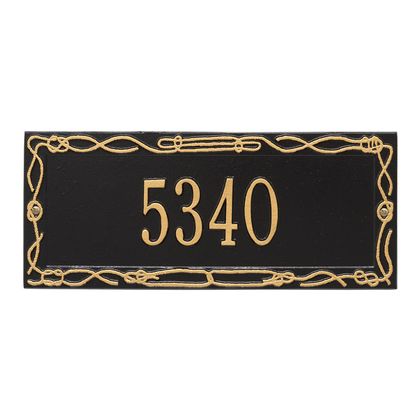 Personalized Sailor's Knot Address Plaque