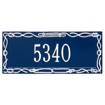 Personalized Sailor's Knot Address Plaque