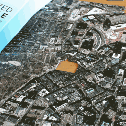 Personalized Satellite Image Hometown Puzzle