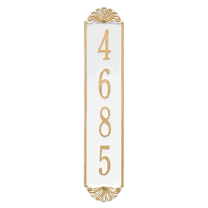 Personalized Shell Vertical Wall Plaque