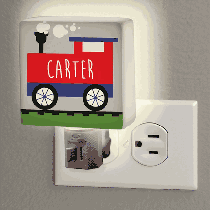 Personalized Single Train Night Light
