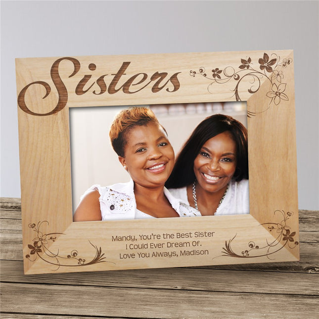Personalized Sisters Picture Frame