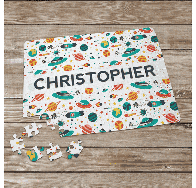 Personalized Space Name Puzzle