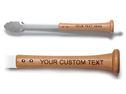 Personalized Splitfinger Tongs Grilling Tool