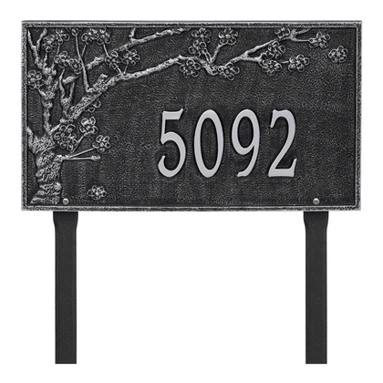 Personalized Spring Blossom 1 Line Estate Lawn Plaque