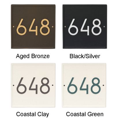 Personalized Square Modern Wall Plaque