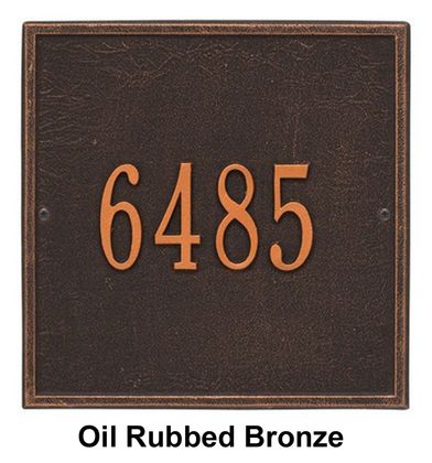 Personalized Square Standard 1 Line Wall Plaque