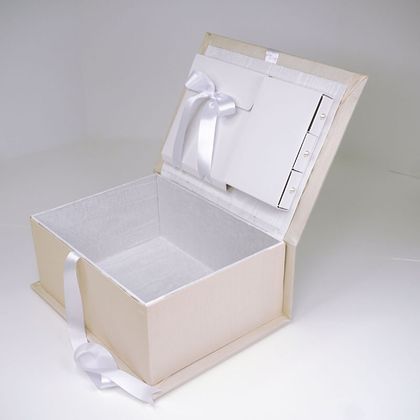 Personalized Swiss Batiste Jumper Christening Keepsake Box