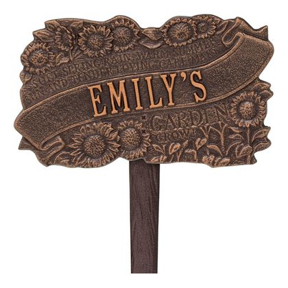 Personalized TLC Garden Lawn Plaque
