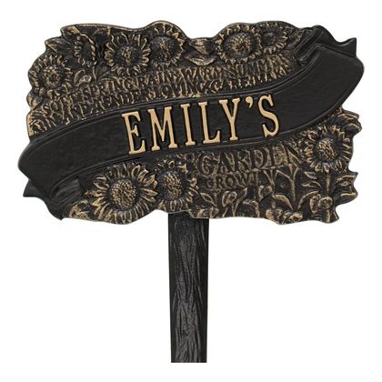 Personalized TLC Garden Lawn Plaque