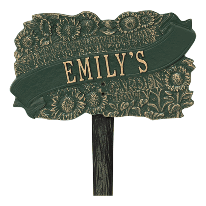 Personalized TLC Garden Lawn Plaque