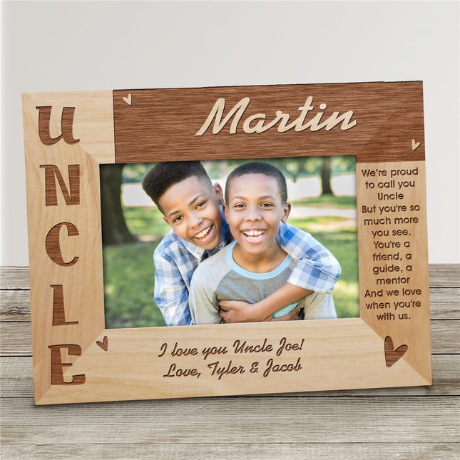 Personalized Uncle Picture Frame