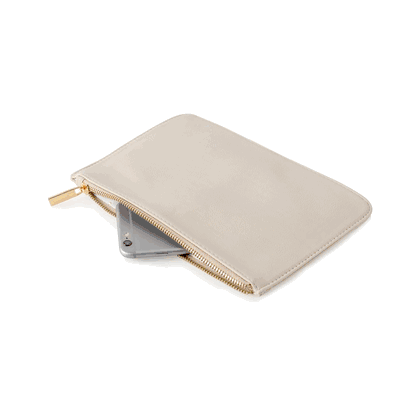 Personalized Vegan Leather Clutch