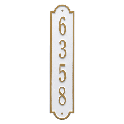 Personalized Vertical Address Plaque - 1 Line