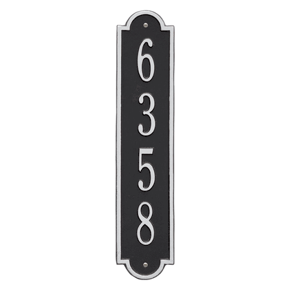 Personalized Vertical Address Plaque - 1 Line