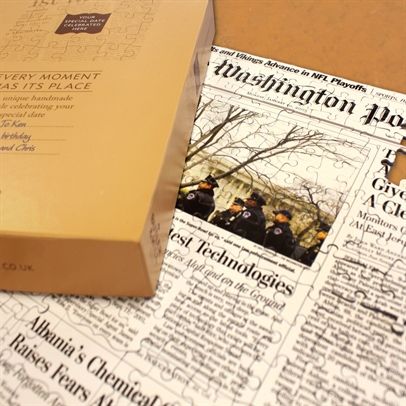 Personalized Washington Post Jigsaw Puzzle