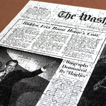 Personalized Washington Post Jigsaw Puzzle