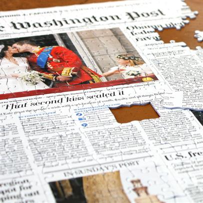 Personalized Washington Post Jigsaw Puzzle