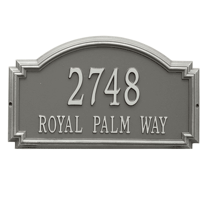 Personalized Williamsburg Large Address Plaque - 2 Line