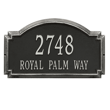 Personalized Williamsburg Large Address Plaque - 2 Line