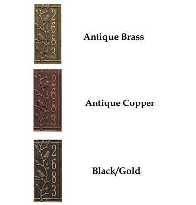 Personalized Woodridge Vertical Wall Plaque