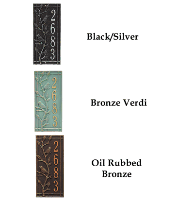 Personalized Woodridge Vertical Wall Plaque