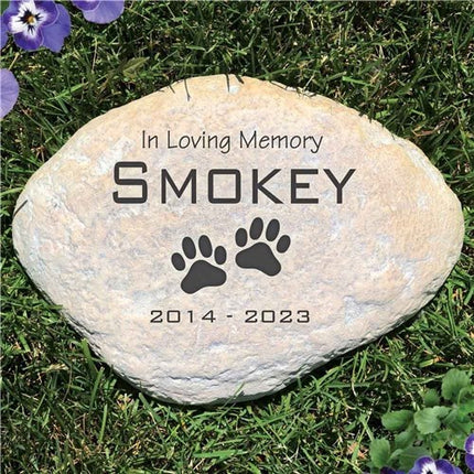 Personalized Pet Memorial Stone - Large