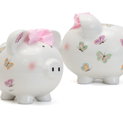Petite Papillion Large Piggy Bank
