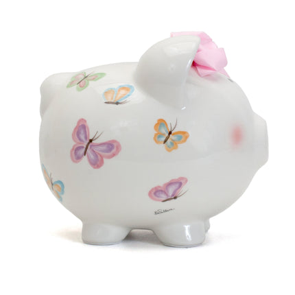 Petite Papillion Large Piggy Bank