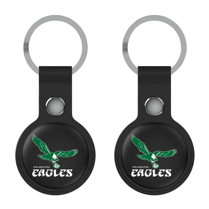 Philadelphia Eagles 1973-1995 Historic Collection Insignia Black Airtag Holder 2-Pack