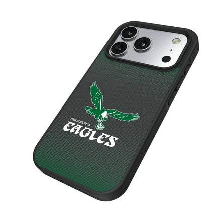 Philadelphia Eagles 1973-1995 Historic Collection Linen Bump Phone Case for Apple iPhone