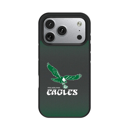 Philadelphia Eagles 1973-1995 Historic Collection Linen Bump Phone Case for Apple iPhone