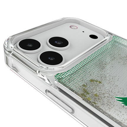 Philadelphia Eagles 1973-1995 Historic Collection Linen Glitter Phone Case for Apple iPhone