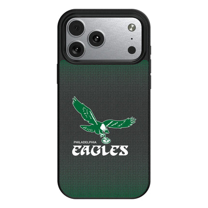Philadelphia Eagles 1973-1995 Historic Collection Linen MagSafe Compatible Phone Case for Apple iPhone