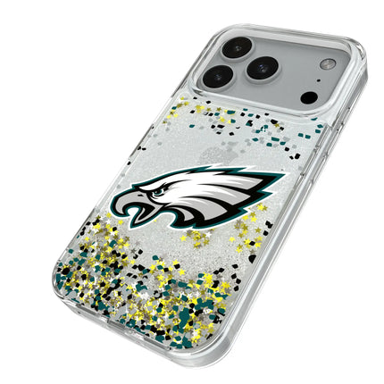 Philadelphia Eagles Confetti Glitter Phone Case for Apple iPhone