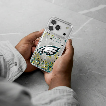Philadelphia Eagles Confetti Glitter Phone Case for Apple iPhone