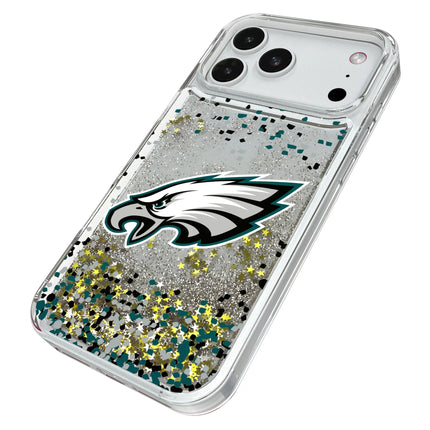 Philadelphia Eagles Confetti Glitter Phone Case for Apple iPhone