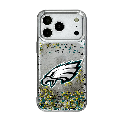 Philadelphia Eagles Confetti Glitter Phone Case for Apple iPhone
