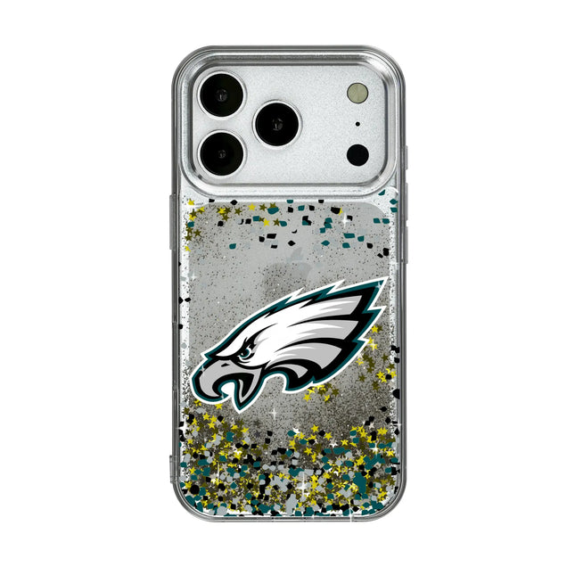 Philadelphia Eagles Confetti Glitter Phone Case for Apple iPhone