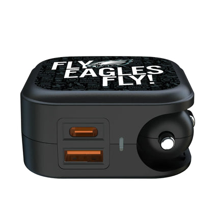Philadelphia Eagles Deco 2 in 1 USB A/C Charger