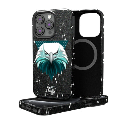 Philadelphia Eagles Deco Black Bling Phone Case for Apple iPhone