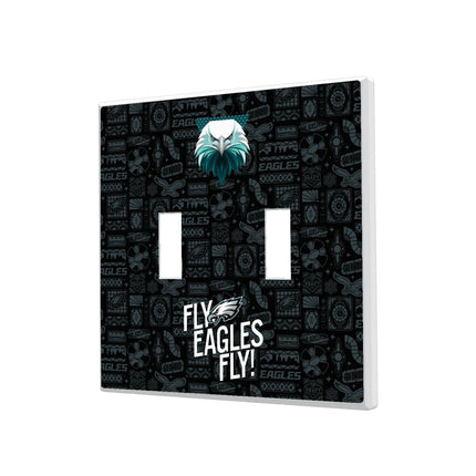 Philadelphia Eagles Deco Hidden-Screw Light Switch Plate