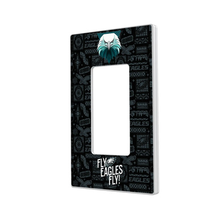 Philadelphia Eagles Deco Hidden-Screw Light Switch Plate