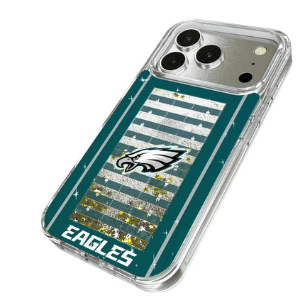 Philadelphia Eagles Field Glitter Phone Case for Apple iPhone