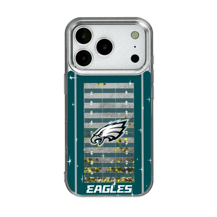 Philadelphia Eagles Field Glitter Phone Case for Apple iPhone