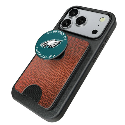 Philadelphia Eagles Football PopSockets MagSafe-Compatible PopWallet+