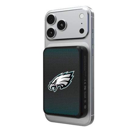 Philadelphia Eagles Linen Wireless Mag Power Bank